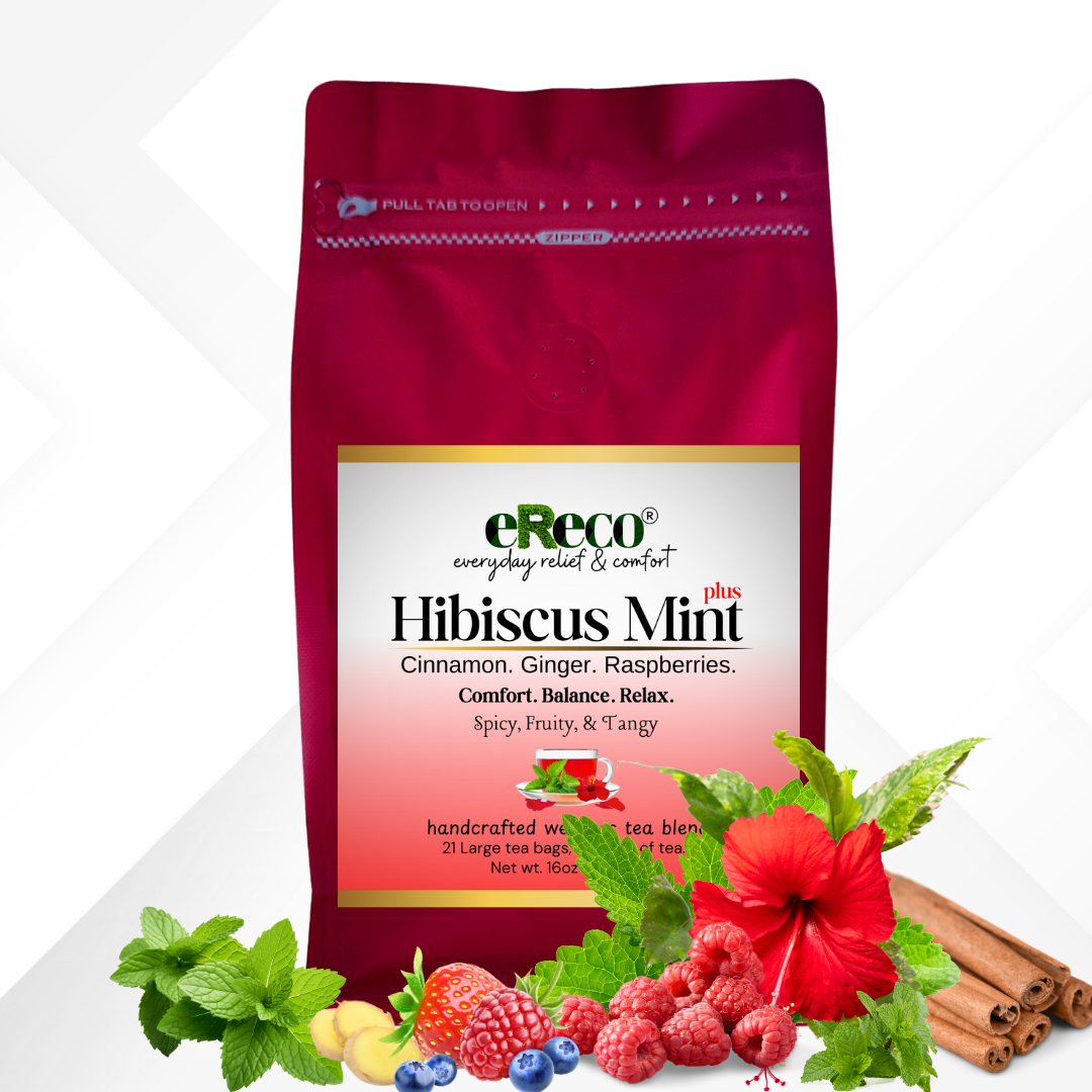 ERECO Hibiscus Mint Tea for High Blood Pressure