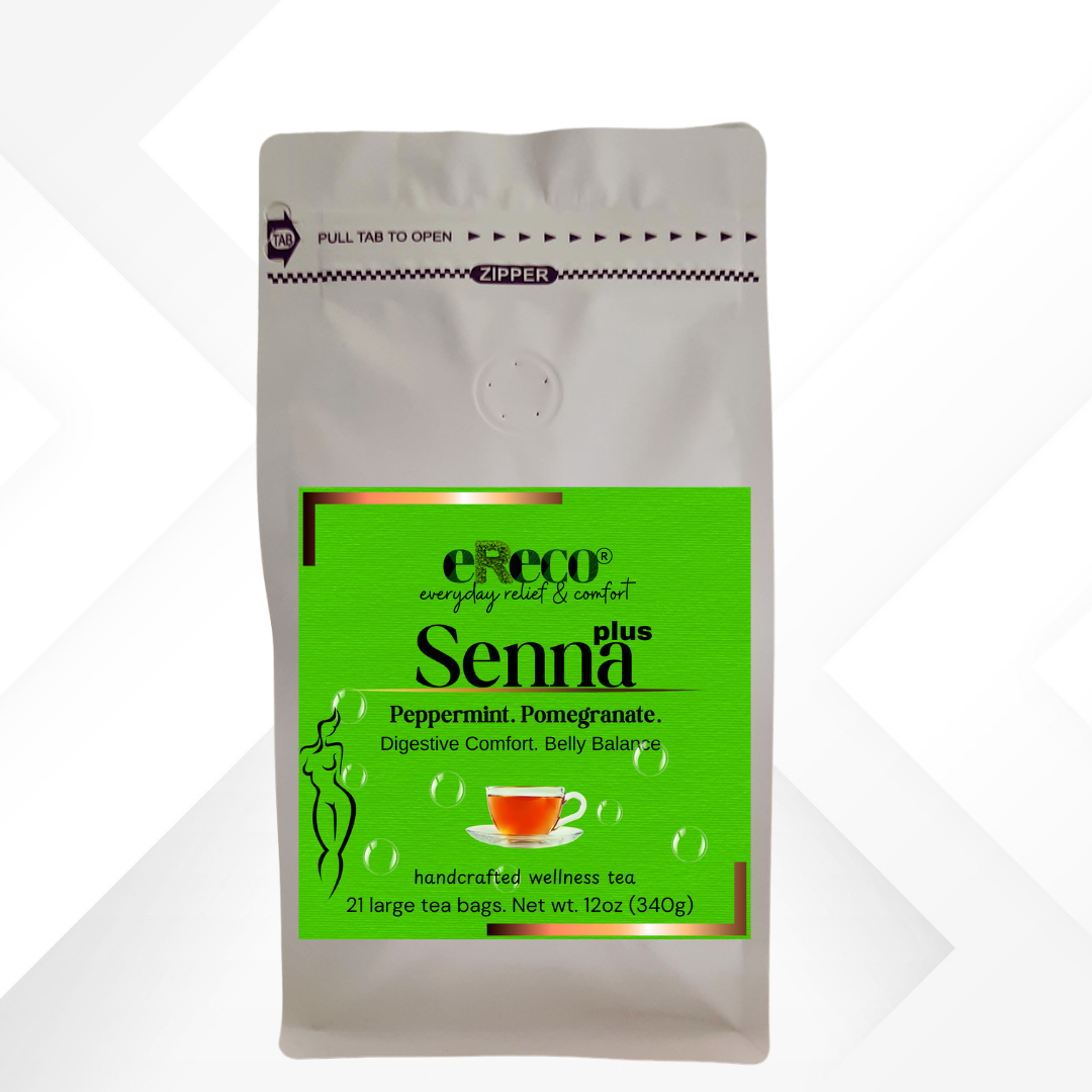 ERECO Smooth Move Tea with Senna, Pomegranate & Peppermint for Bloating and Digestion