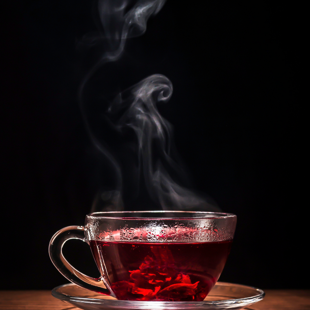 Hibiscus Mint Tea with Cinnamon and Berries | Fruit Flavored Herbal Tea