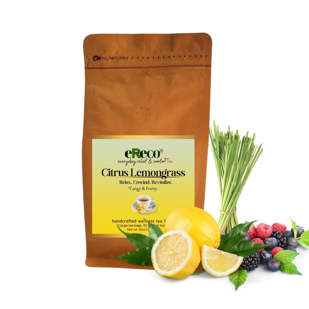 Lemongrass Tea with Lemon and Turmeric